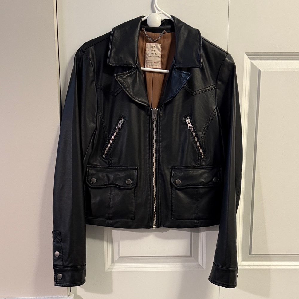 Vegan leather jacket from free people - Picture 2 of 6
